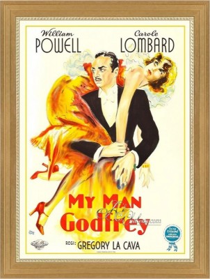 Vintage Movie Poster, My Man Godfrey with Carole Lombard