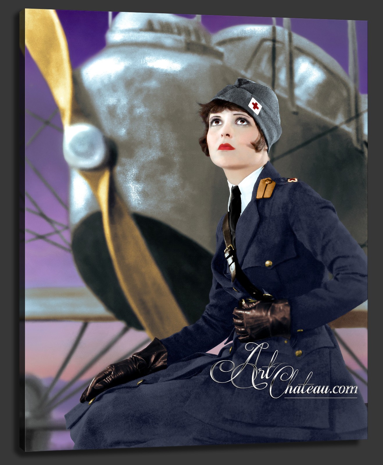 Vintage Hollywood Regency Photo of Clara Bow