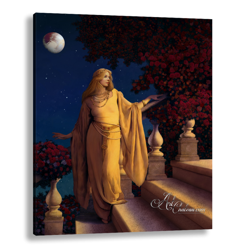 The Golden Maiden, after Painting by Maxfield Parrish