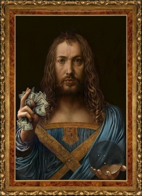 Savior of the world after Leonardo da Vinci