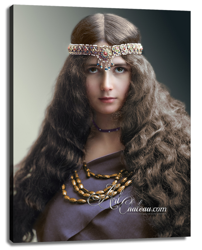 Vintage Art Nouveau Photograph of Cleo de Merode