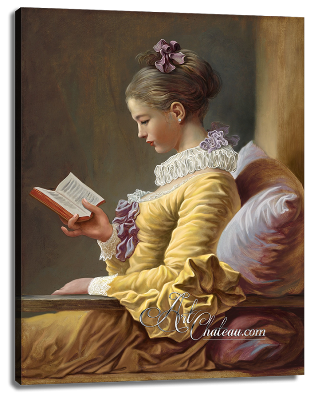 The Reader, after Empire Artist Jean Fragonard