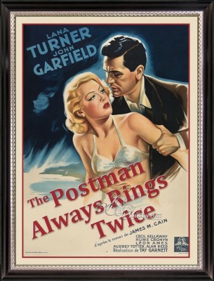 Vintage Style Movie Poster, The Postman Always Rings Twice