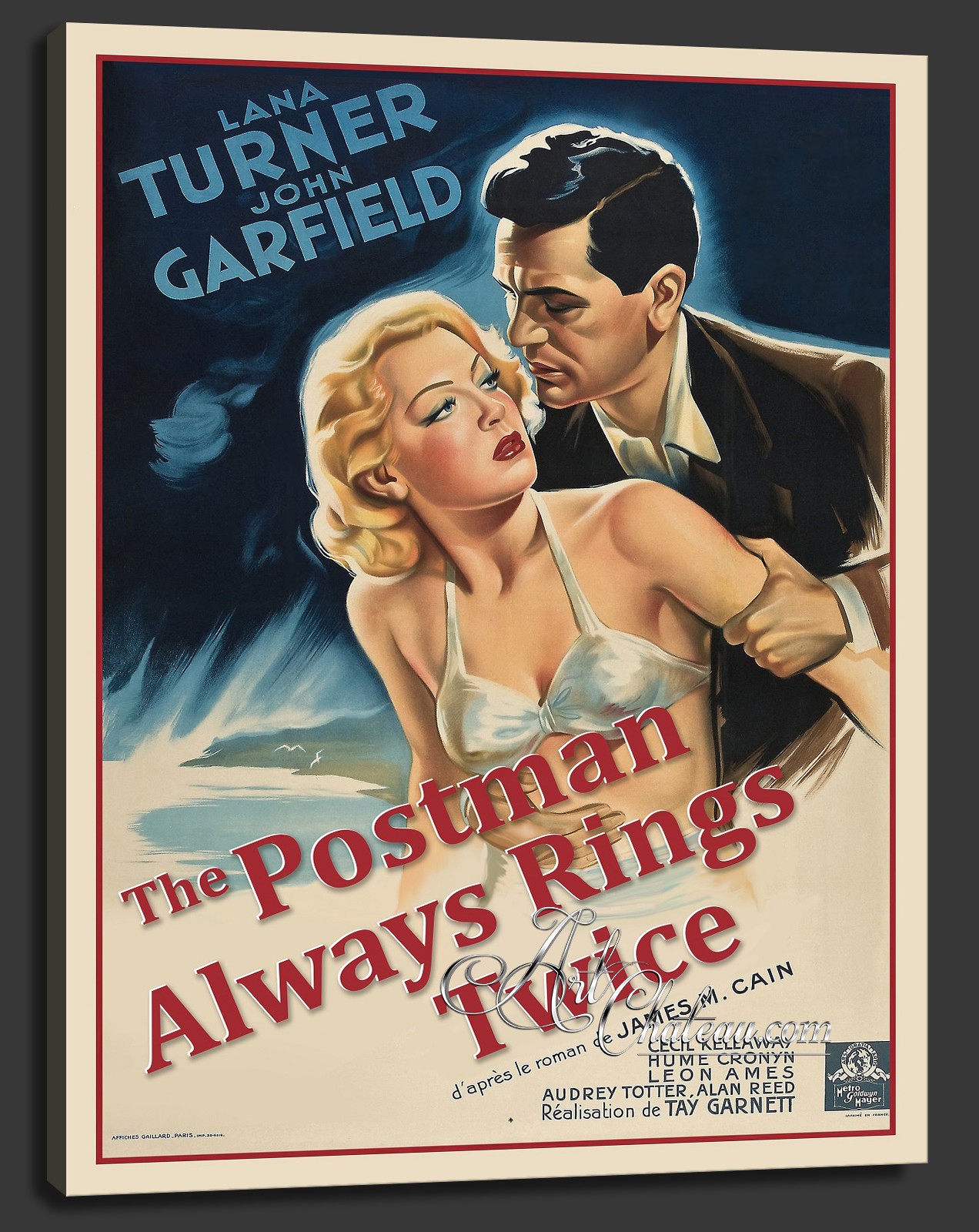Vintage Style Movie Poster, The Postman Always Rings Twice