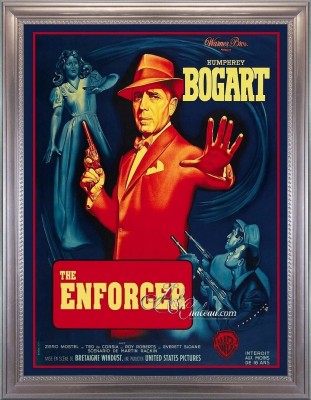 Vintage Movie Poster The Enforcer Starring Humphrey Bogart