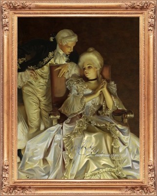 Romantic Liaison, after Frank Xavier Leyendecker