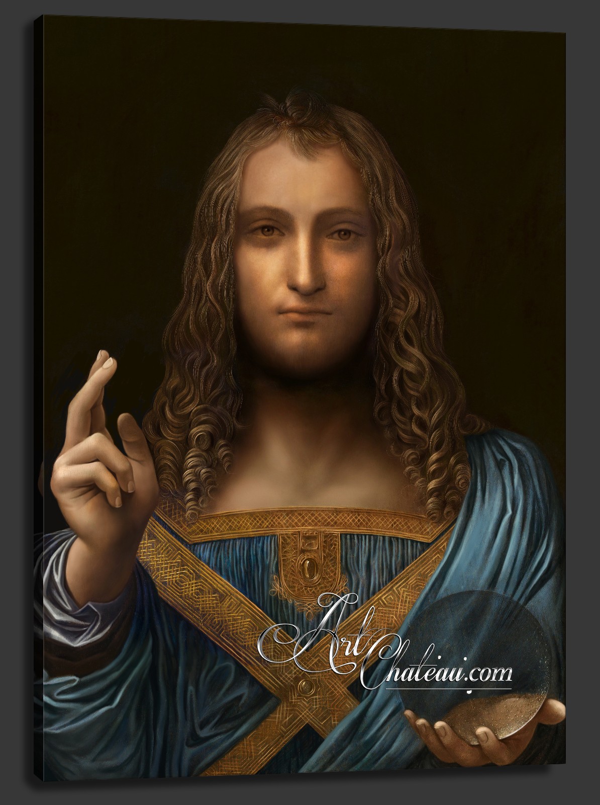 Salvator Mundi Painting, after Leonardo da Vinci